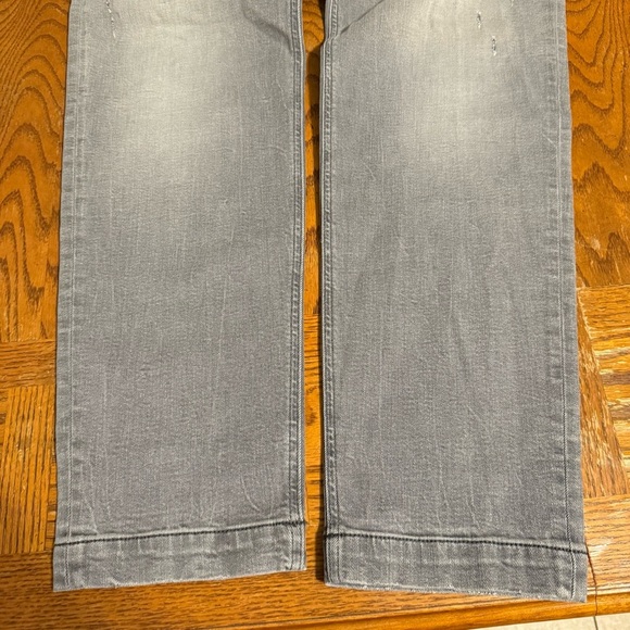 Diesel Men's Combat RR55 Jeans Gray Sz 33x28.5 Distressed Tapered Straight Leg - Picture 9 of 16
